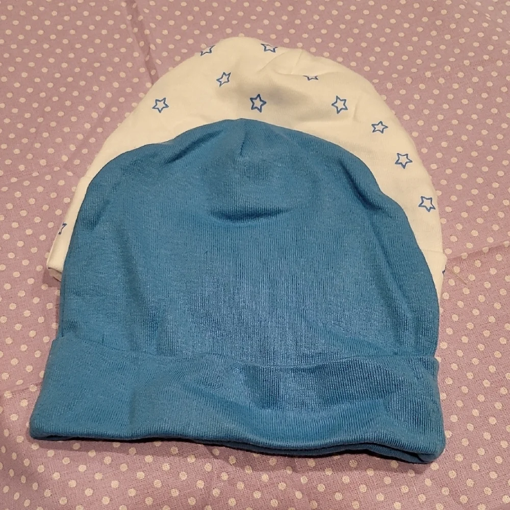 Blue Baby Bib and Sock Set